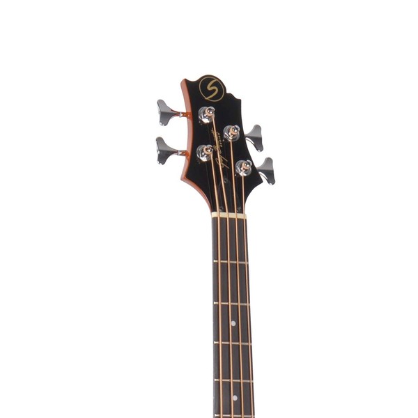 DISC Greg Bennett AB-2 Electro Acoustic Bass Guitar, Natural at