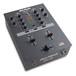 DJ Tech DIF-1s 2-Channel DJ Scratch Mixer, Black - Side View