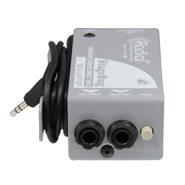 Radial StageBug SB-5 Passive Laptop DI Box - Front