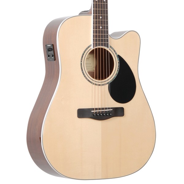 DISC Greg Bennett GD-100SCE Electro Acoustic Guitar, Natural at