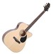 Greg Bennett GOM-100SCE Electro Acoustic Guitar, Natural