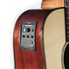 Ozark OM Cutaway Electro Acoustic Folk Guitar, Natural