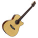 Ozark OM Cutaway Electro Acoustic Folk Guitar, Natural