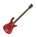 Warwick Rockbass Streamer LX 4-String Bass, Metallic Red