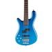 Warwick Rockbass Streamer LX Left Handed 4-String Bass, Metallic Blue