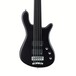 Warwick Rockbass Streamer Standard 5-String Bass, Fretless, Black