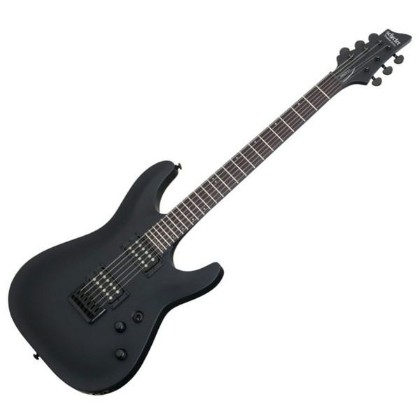Schecter Stealth C-1 Electric Guitar, Satin Black