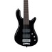 Warwick Rockbass Streamer Standard 5-String Bass, Black High Polish