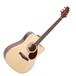 Greg Bennett D-5CE Electro Acoustic Guitar, Natural