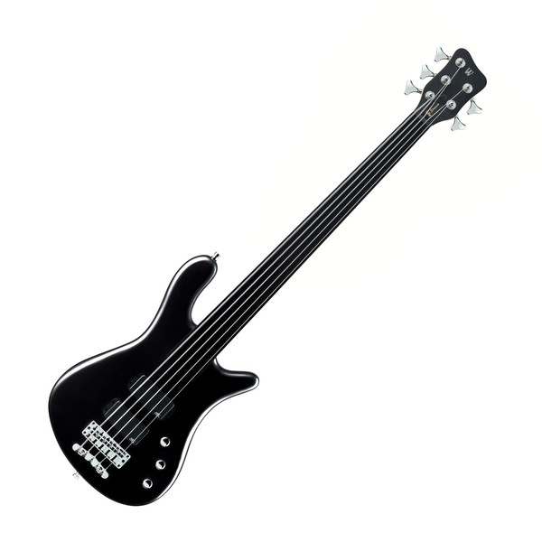 Warwick RockBass Streamer Standard Fretless 5 Bass, Black High Polish