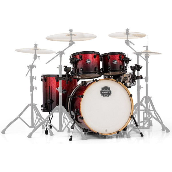 Mapex Armory 5 Piece 20'' Fusion Shell Pack, Magma Red