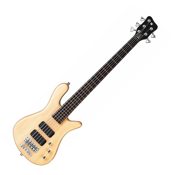 DISC Warwick Rockbass Streamer Standard 5-String Bass, Natural | Gear4music