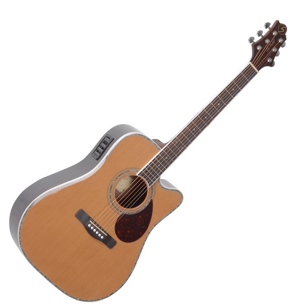 Greg Bennett D-8CE Electro Acoustic Guitar, Cedar