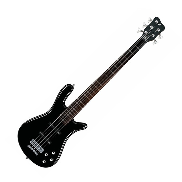 Warwick Rockbass Streamer LX 5-String Bass, Black High Polish