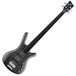 Warwick Rockbass Corvette Basic 4-String Fretless Bass, Medium, Black