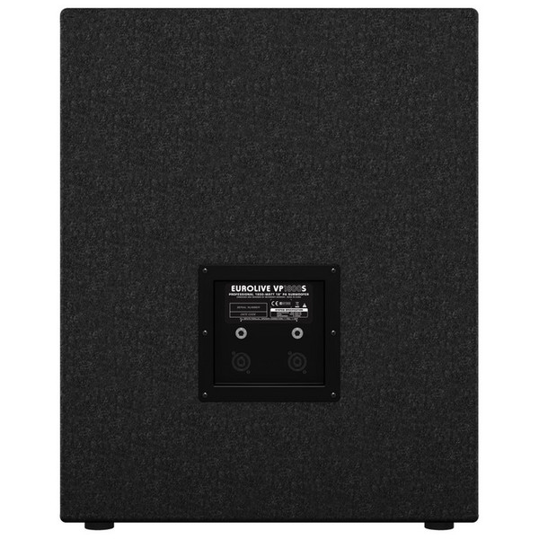 Behringer Eurolive VP1800S Professional 1600W 18" PA Subwoofer - rear
