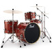 Pearl Vision Birch VBA Ltd Edition 22'' Drum Kit, Tiger Red