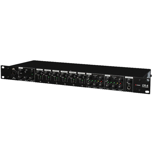 W Audio CR 6 Mixer - Side View
