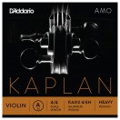 D'Addario Kaplan Amo Violin A String, 4/4 Size, Heavy