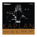 D'Addario Kaplan Amo Violin String Set, 4/4 Size, Medium