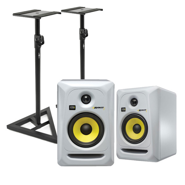 KRK Rokit RP5 G3 Active Monitor, Pair (White)