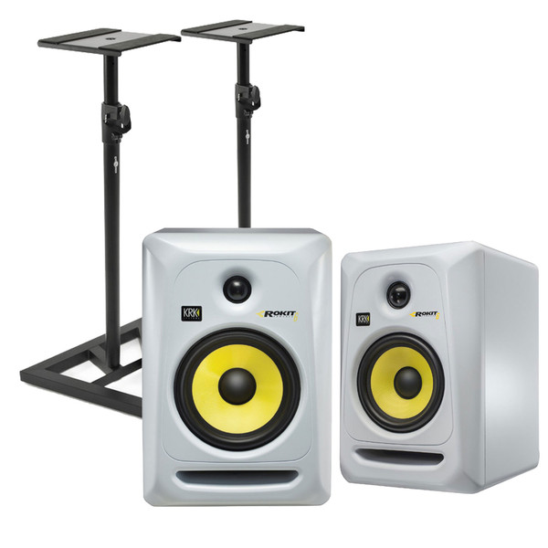 KRK Rokit RP6 G3 Active Monitor, Pair (White)