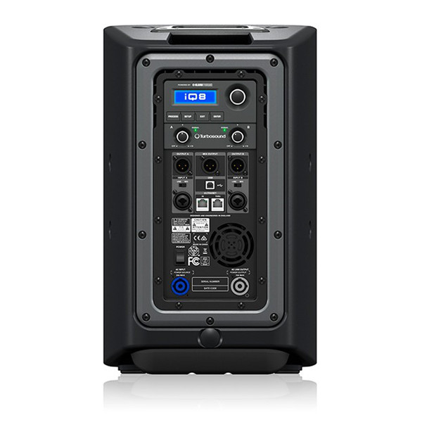 Turbosound iQ8 8'' 2-Way Active Loudspeaker, Rear
