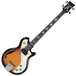 Italia Mondial Deluxe Bass Guitar, Sunburst with Gig Bag