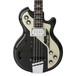 Italia Mondial Classic Bass Guitar, Black with Gig Bag