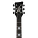 Italia Mondial Classic Electric Guitar, Black with Gig Bag