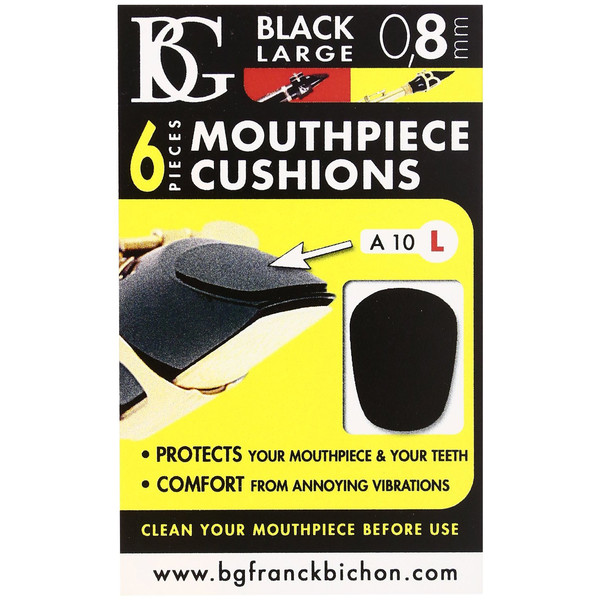BG Mouthpiece Cushion Sax And Clarinet - Large - 0.8MM (Pack Of 6)