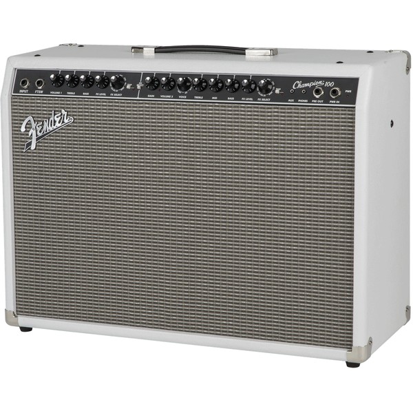 Fender Champion 100 Limited Edition Guitar Combo Amp, Snow White