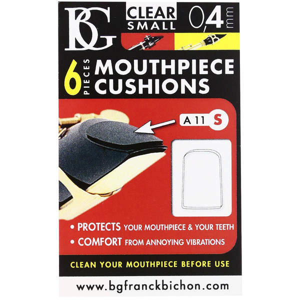BG Mouthpiece Cushion Sax And Clarinet - Small - 0.4MM (Pack Of 6)