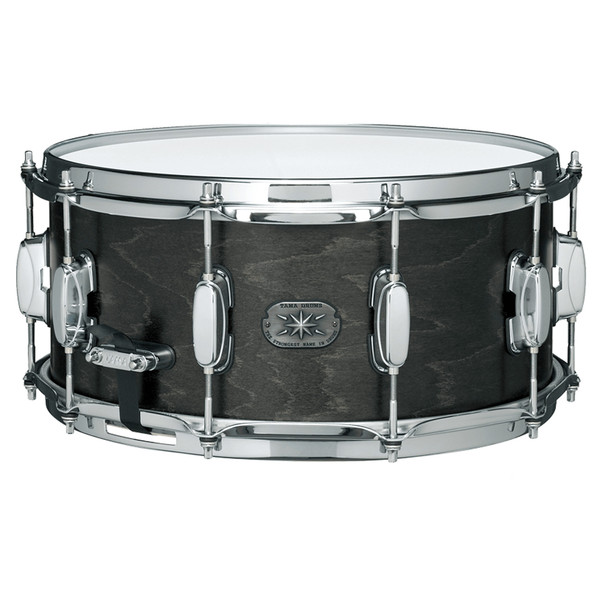 Tama Ltd Ed AM765 14'' x 6.5'' Maple Snare Drum, Satin Charcoal Black