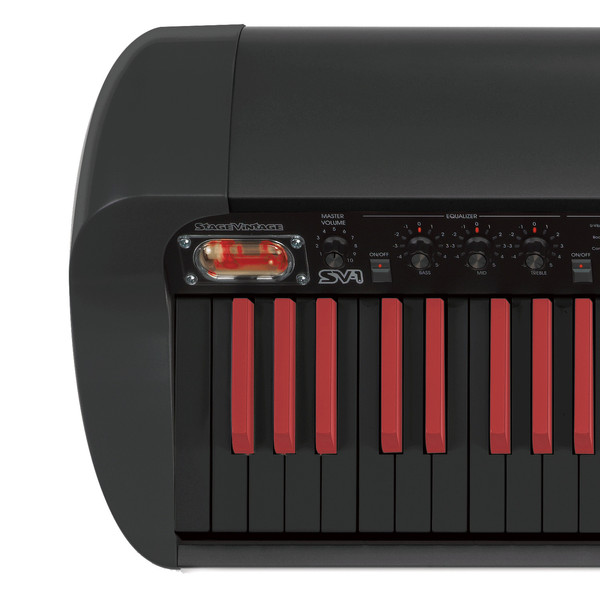 Korg SV 1 73 Stage Piano LTD Reverse Black and Red Keys Nearly New