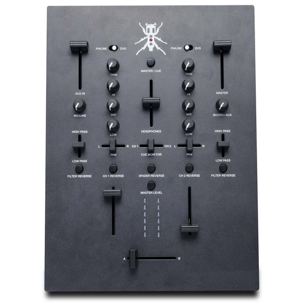 DJ Tech TRX Thud Rumble DJ Scratch Mixer, Black