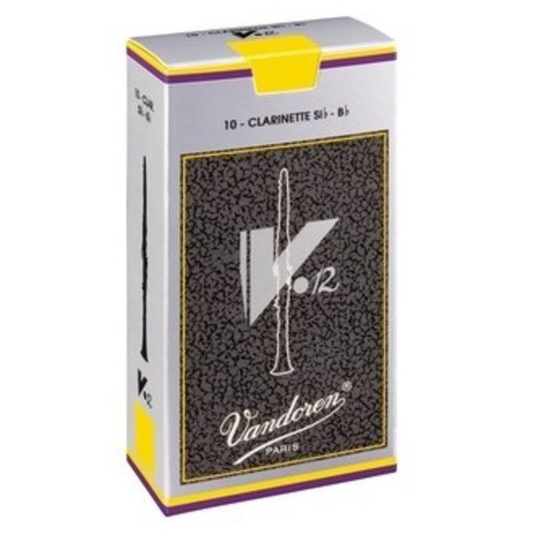 Vandoren V12 Eb Clarinet Reed, 2.5 (10 Pack)