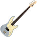 Italia Modulo Standard Bass Guitar, Ice Blue with Gig Bag