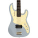 Italia Modulo Standard Bass Guitar, Ice Blue with Gig Bag