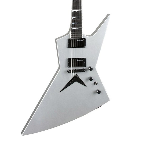 DISC Dean Zero Dave Mustaine Electric Guitar, Metallic Silver at