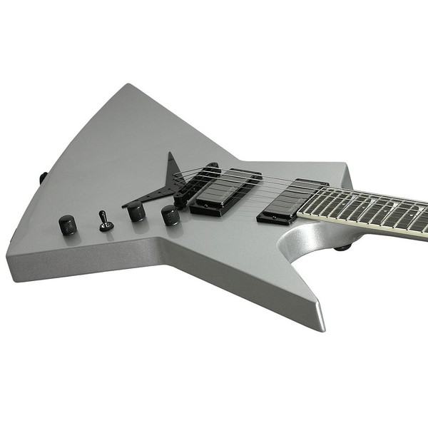 DISC Dean Zero Dave Mustaine Electric Guitar, Metallic Silver at
