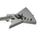 Dean Zero Dave Mustaine Left Handed Electric Guitar, Metallic Silver