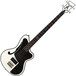 Italia Imola GP Bass Guitar, Prism White 