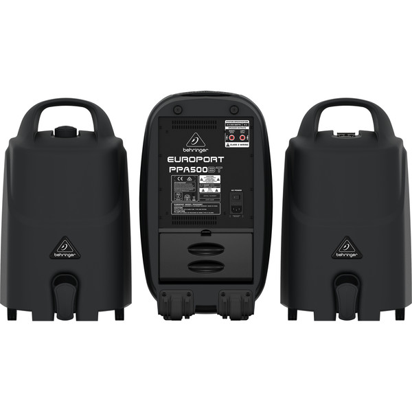 Behringer Europort PPA500BT 6 Channel Portable PA System - Rear View