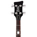 Italia Rimini 4 Bass Guitar, Black with Gig Bag
