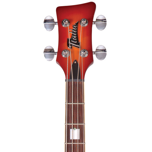Italia Rimini 4 Bass Guitar, Honey Sunburst with Gig Bag