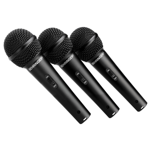 Behringer XM1800S Dynamic Mic (Pack Of 3) - Microphones