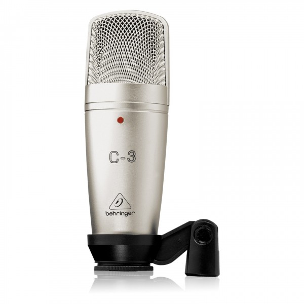 Behringer C-3 Studio Condenser Microphone - Angled Right