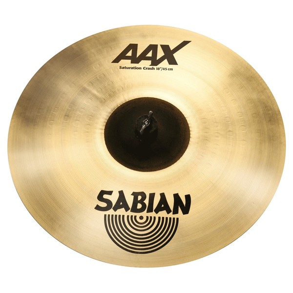 Sabian AAX 18'' Saturation Crash Cymbal, Natural Finish