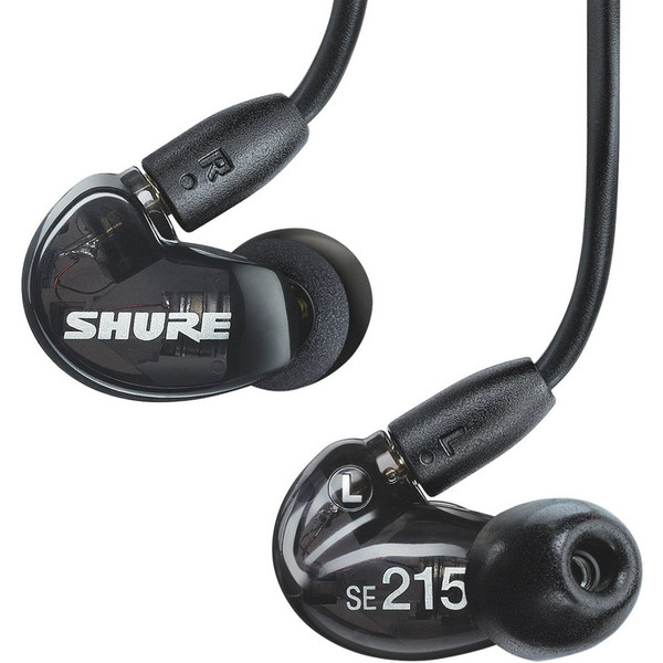 Shure SE215 Sound Isolation Earphones, Black Ex Demo at Gear4music